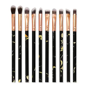 10 Marbled Makeup Brush Set, Foundation Brush, Eye Shadow Concealer, Blush Brush Set, Makeup Brush Tool Kit