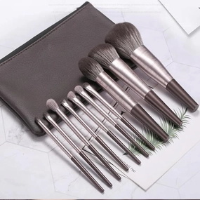 10 Makeup Brush Set, Giant Soft Loose Powder Blush Eyeshadow Brush, Full Set of Beauty Makeup Brushes