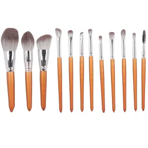 12pcs Professional Makeup Brushes Kit Strong Cream Powder Grip Contour Shade Blend for Beginner and Artist ElegDesign