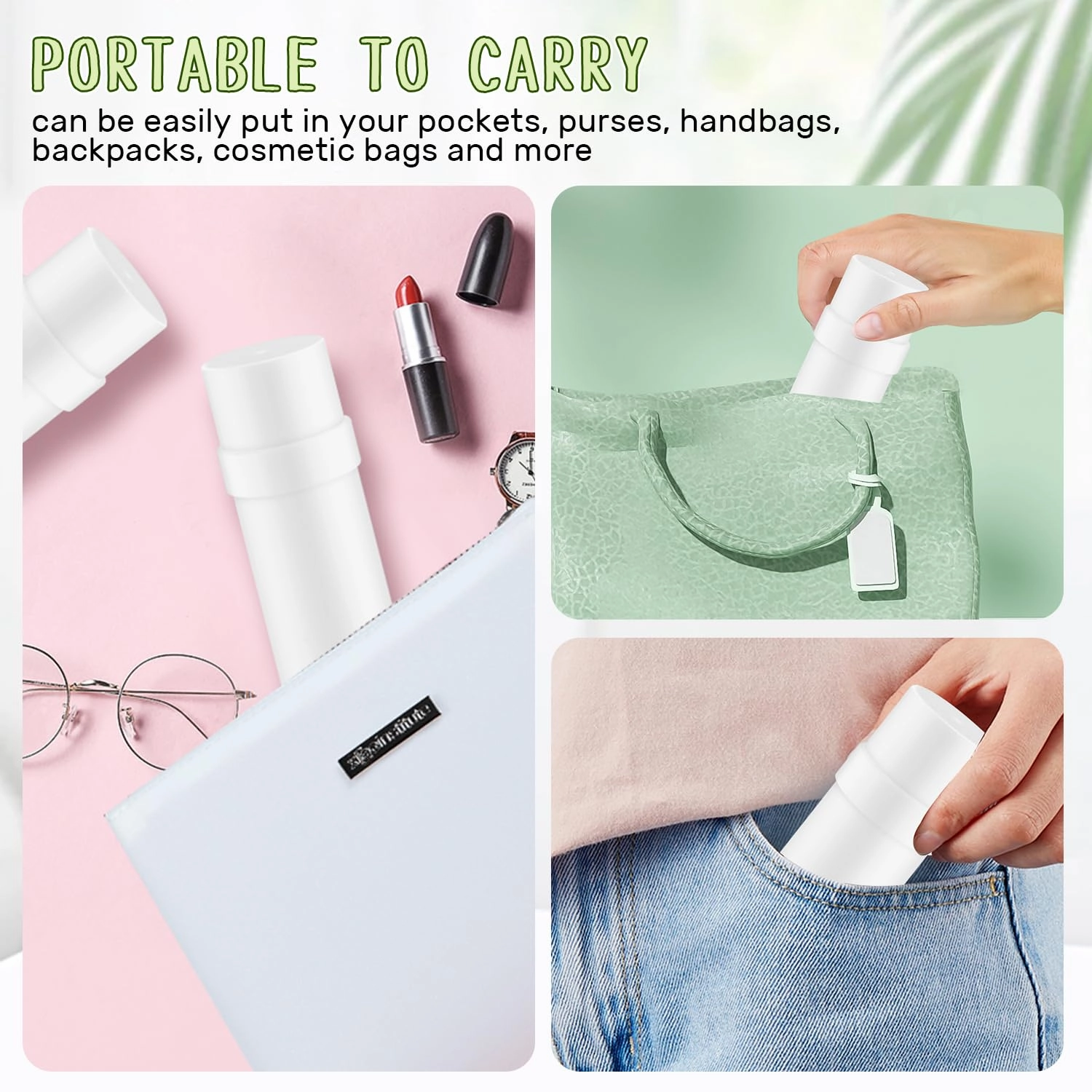 15 Pcs Plastic Empty Deodorant Containers Twist-up DIY Deodorant Tubes Top Filling Refillable Lip Balm Tubes For Deodorant Lip Balm Lotion Sticks etc (white, 60ml/2oz)
