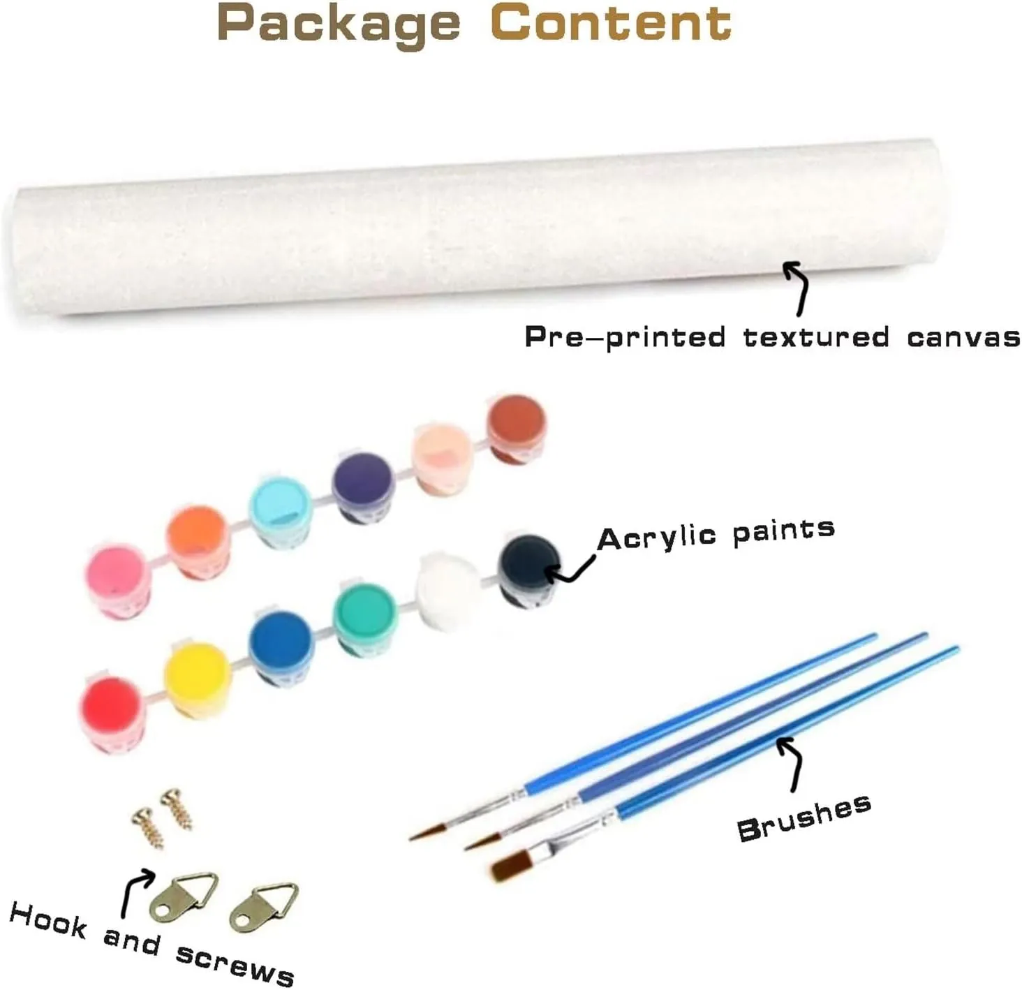 20x40cm Small Paint by Numbers Kit for Kids Dog Paint by Numbers Kit for Adults Lake，Easy DIY Oil Painting for Adults Crafts with Acrylic Pigment Brushes on Canvas，Women Gifts Room Wall Decor KL-751