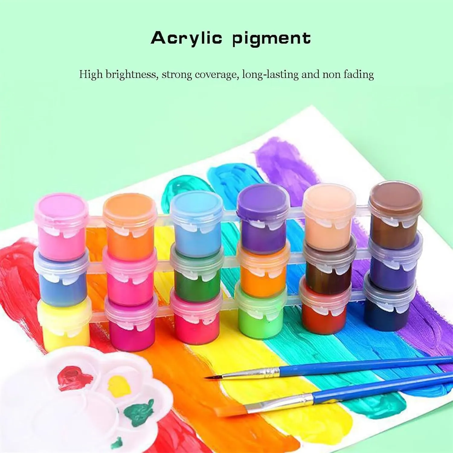 20x40cm Small Paint by Numbers Kit for Kids Dog Paint by Numbers Kit for Adults Lake，Easy DIY Oil Painting for Adults Crafts with Acrylic Pigment Brushes on Canvas，Women Gifts Room Wall Decor KL-751
