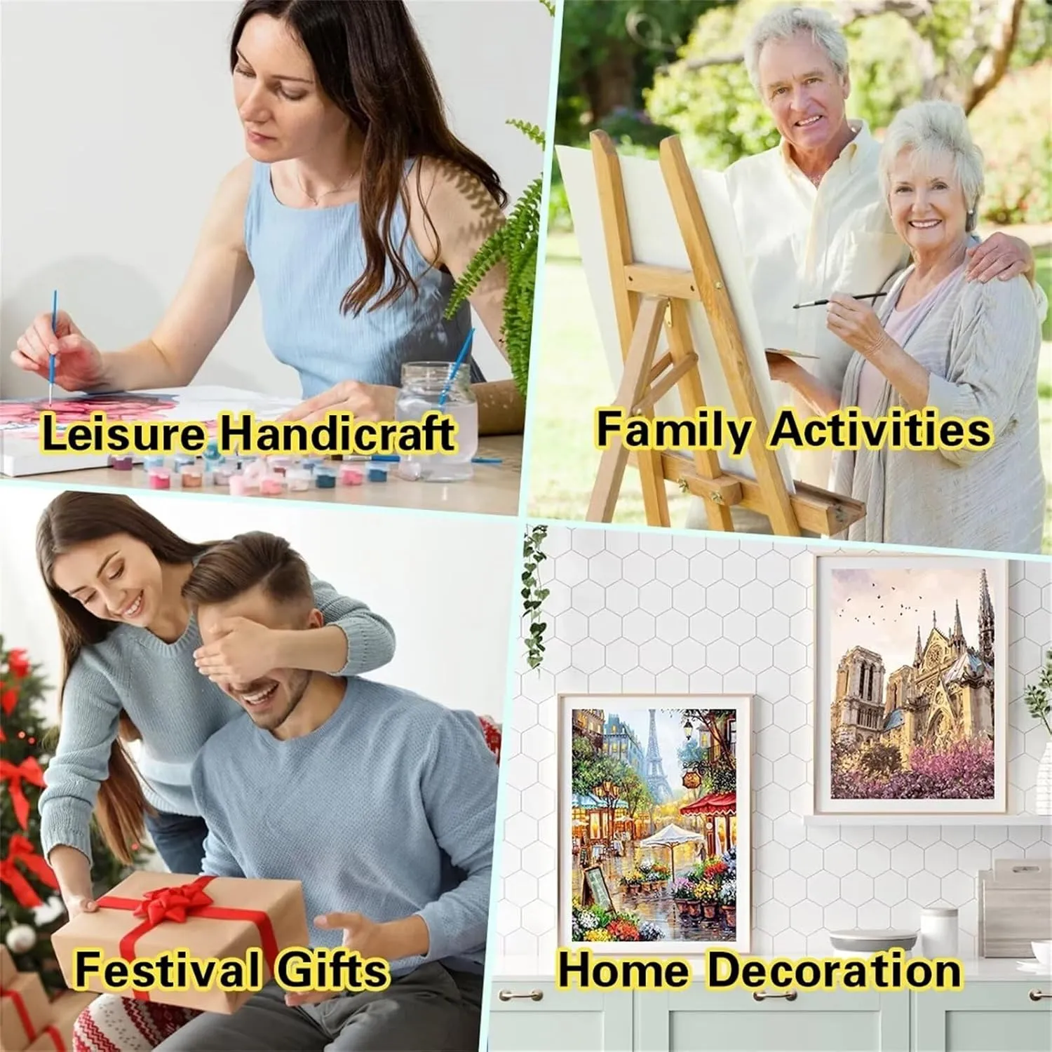 20x40cm Small Paint by Numbers Kit for Kids Dog Paint by Numbers Kit for Adults Lake，Easy DIY Oil Painting for Adults Crafts with Acrylic Pigment Brushes on Canvas，Women Gifts Room Wall Decor KL-751