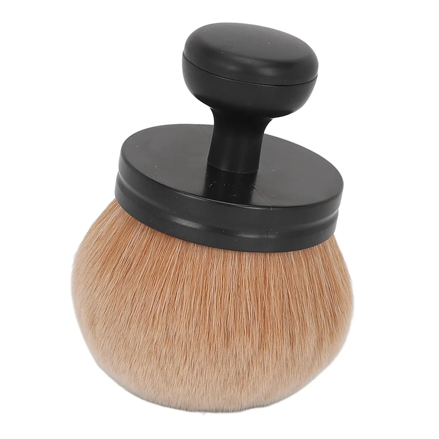 2/3PC-Extra Large Body Makeup Brush – 74 mm Wide Self Tanner Back Applicator for Legs, Face & Body • Soft Synthetic-Hair Blend Brush for Flawless, Foundation, Powder (black,2PC)