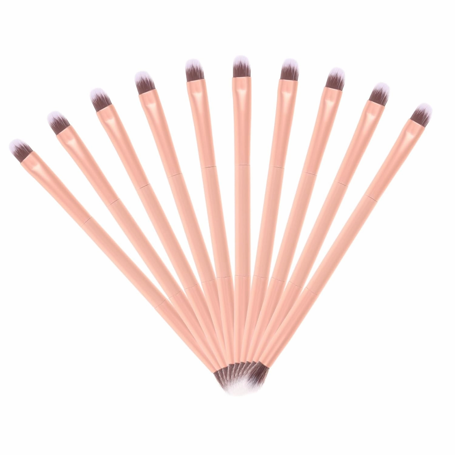 24pcs Double-ended Eyeshadow Makeup Brush for Women Versatile and Lightweight Eye Makeup Tools for Travel and Daily Use for Beginners and Professionals