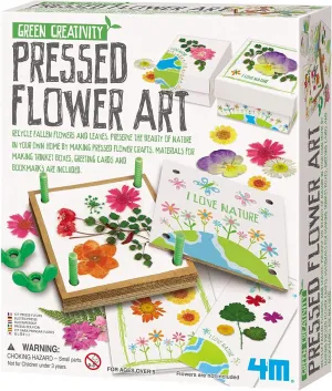 4M Green Creativity Pressed Flower Art Kit, Recycle Flowers Art & Crafts DIY Kit, For Boys & Girls Ages 5 