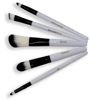 5 Piece Professional Makeup Artist's Brush Set