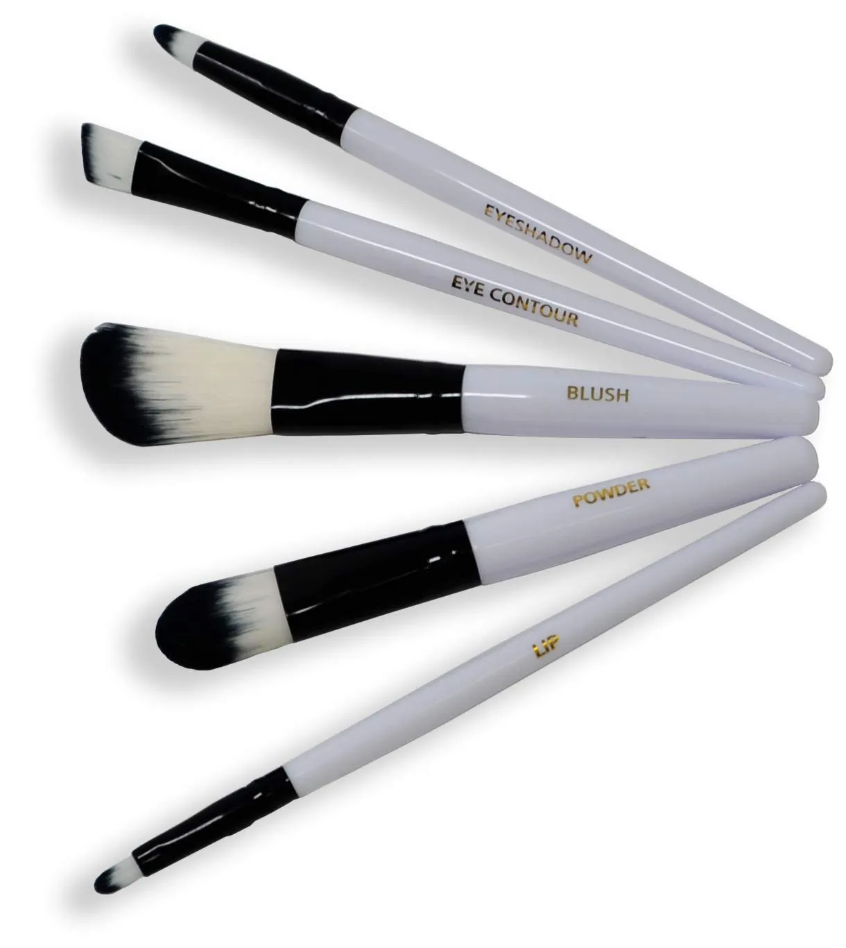 5 Piece Professional Makeup Artist's Brush Set