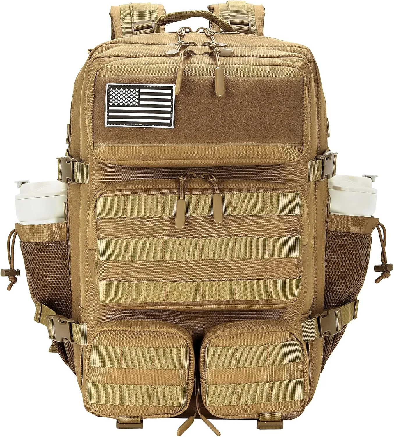 55L Tactical Backpack Heavy Duty Military Rucksack Molle Backpack 3 Day Assault Pack for Work Outdoors