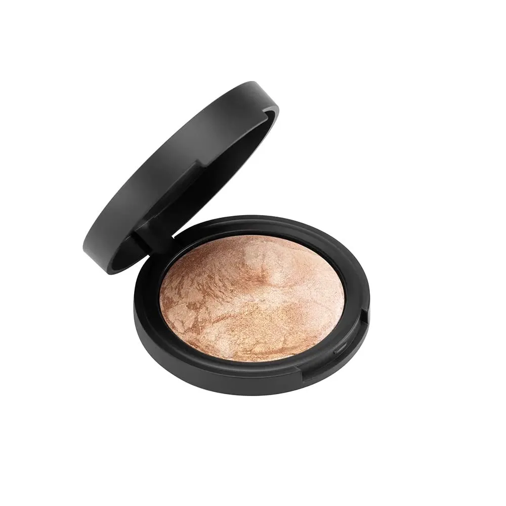 aden Terracotta Baked Bronzer/Highlighter Duo Create a gorgeous sculpted glow with this baked duo (7g) MADE IN ITALY (Terracotta Baked Highlighter)