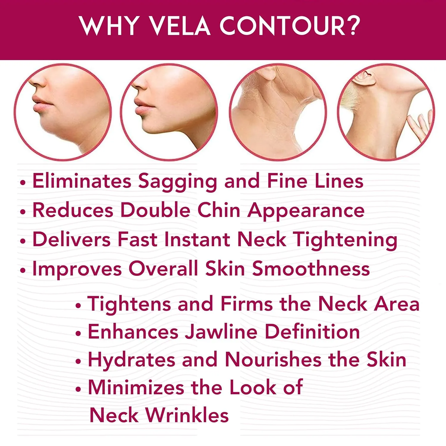 Advanced Set Neck Cream Serum Facial Belt Works for Visible Correction of Neck Chin and Jawline - Fine Lines - Neck Wrinkles - Sagging Skin (Belt Serum Cream Masks)