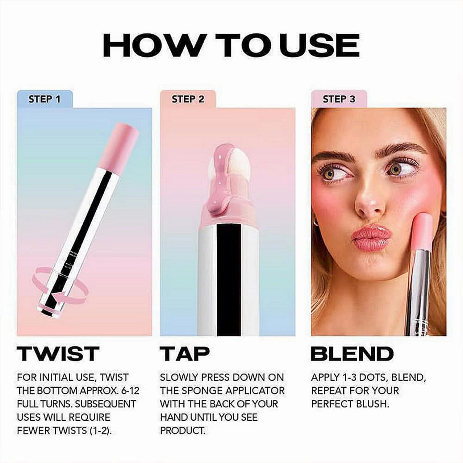 All-day liquid blush, easy to smudge, create a natural red and red match, easy to smudge, Korean women's makeup, waterproof and long-lasting, contour highlights