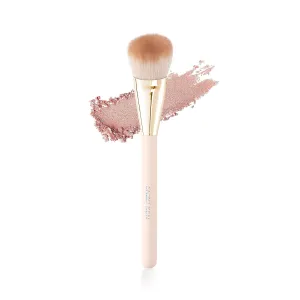 Angled Blush Brush, Blush Makeup Brush, Detail Blush Brush, Fluffy Blush Brushes for Cheeks, Contour Makeup Brushes, Power Contour Brush - Gold and Pink, 11L04B