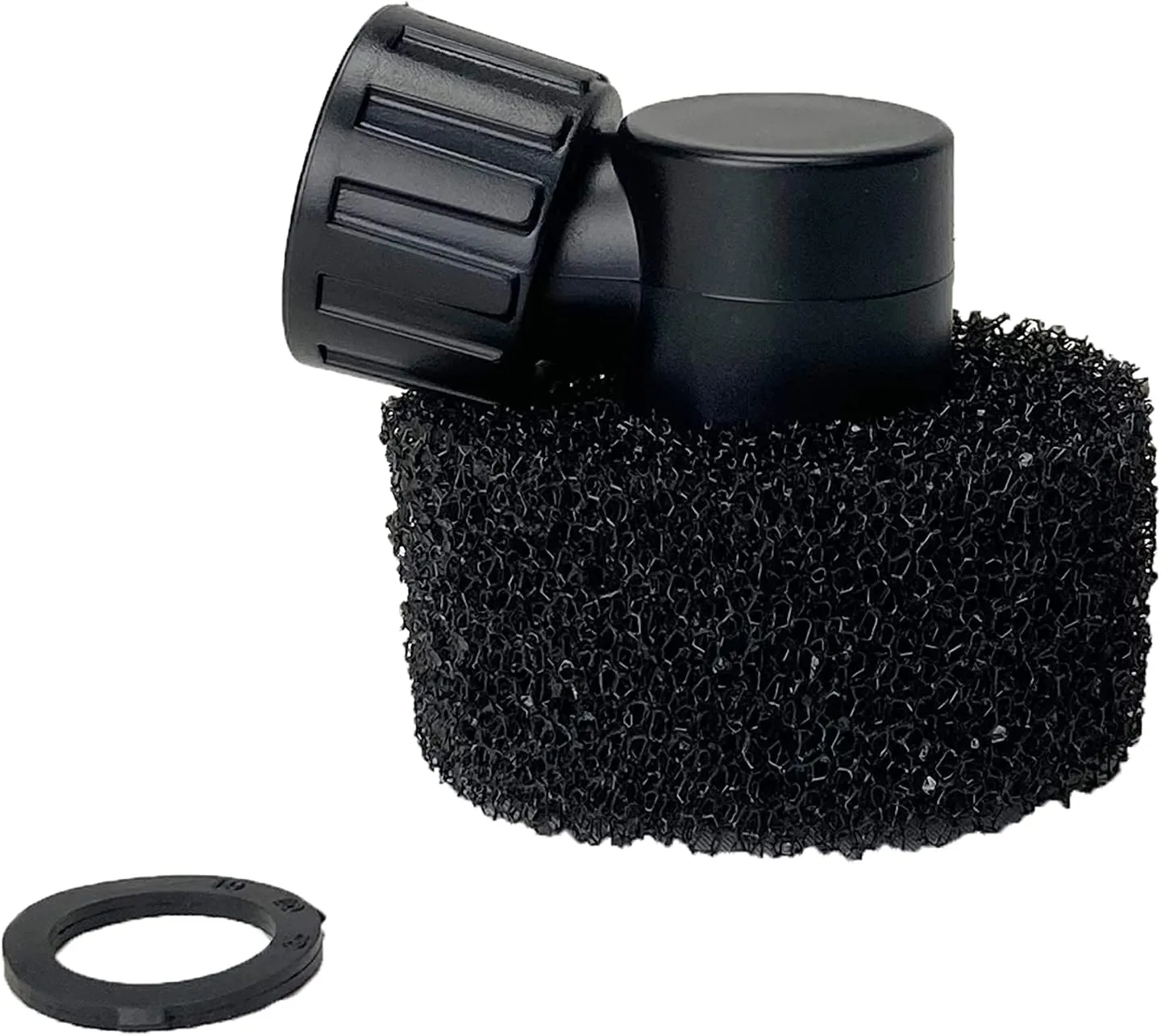 Aquascape 78343 AquaGarden Mini Pond and Waterfall Low Suction Fitting and Filter Sponge, Black