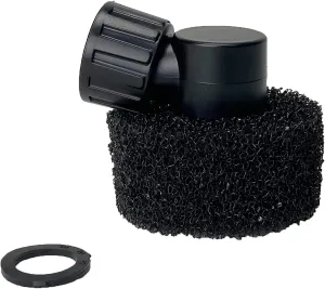 Aquascape 78343 AquaGarden Mini Pond and Waterfall Low Suction Fitting and Filter Sponge, Black