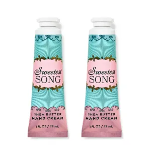 Bath & Body Sweetest Song Shea Butter Hand Cream 1 fl oz / 29 mL, 2-pack (Packaging Artwork Style May Vary)