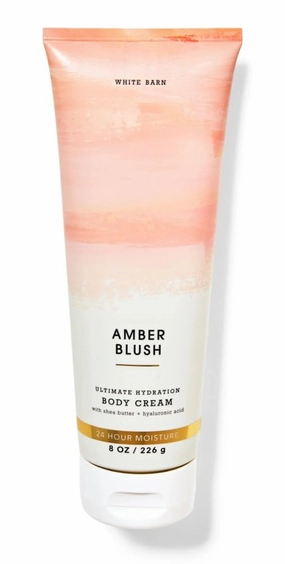 Bath and Body Amber Blush Ultimate Hydration Body Cream | 8 Oz