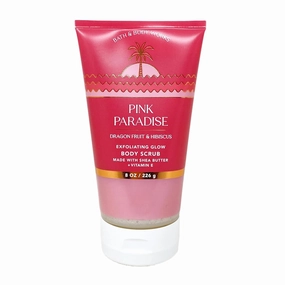 Bath and Body Work Pink Paradise Exfoliating Glow Body Scrub - 8 oz / 226 g