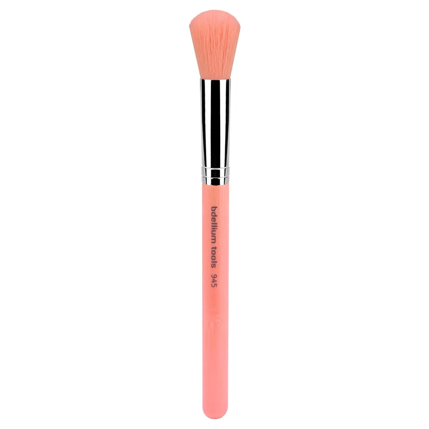 Bdellium Tools Professional Makeup Brush - Pink Bambu Series 945 Contour - With Soft Synthetic Fibers, For Blending & Contouring (Pink, 1pc)