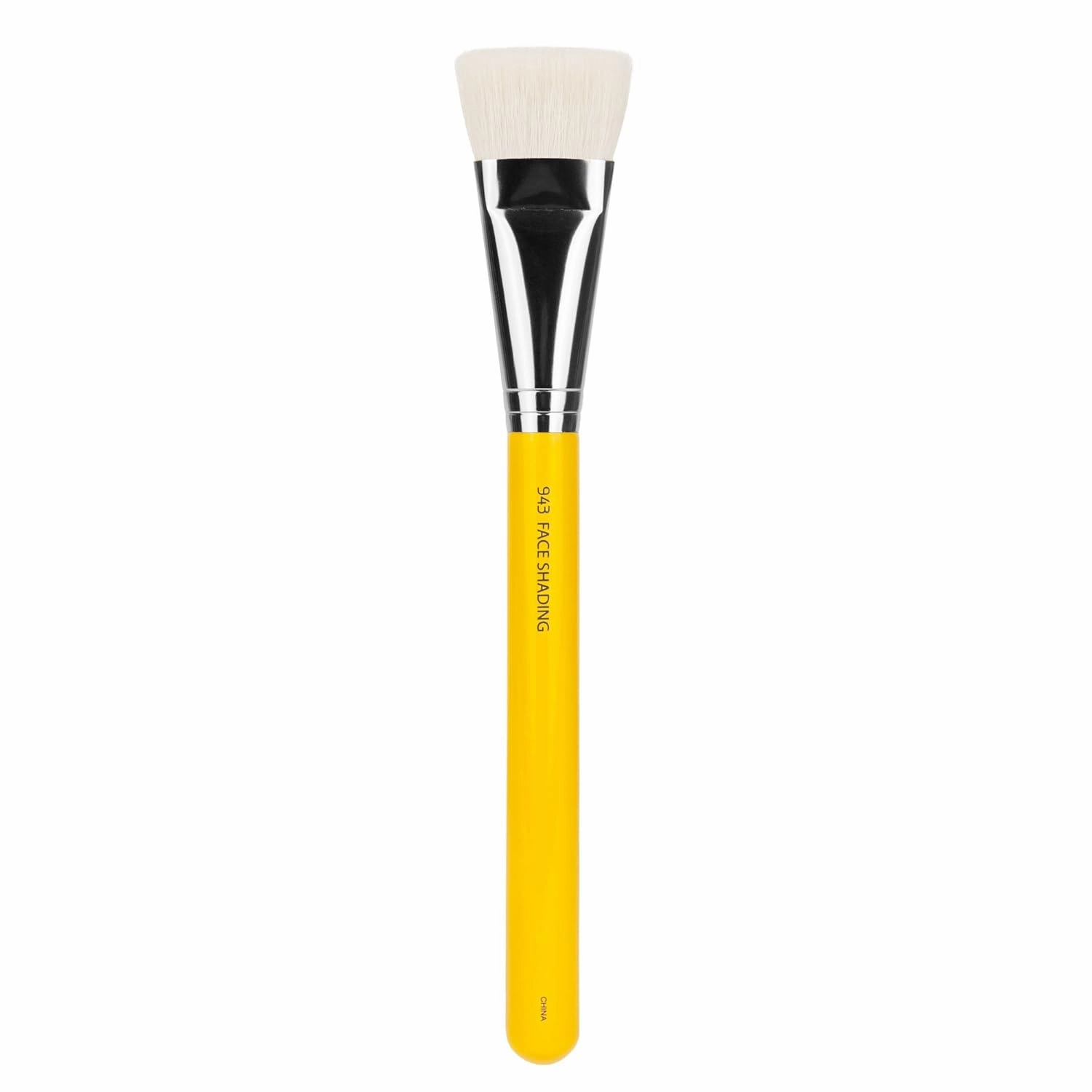 Bdellium Tools Professional Makeup Brush - Studio Series 943 Face Shading - With Mix of Soft Synthetic & Natural Fibers, For Perfect Finish (Yellow, 1pc)