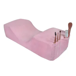 Beauty Salon Eyelash Extension Neck Pillow - Comfortable Velvet Beauty Memory Foam Pillow,to Protect The Neck When Used for Lash Extension Grafting Make Up (Pink)…