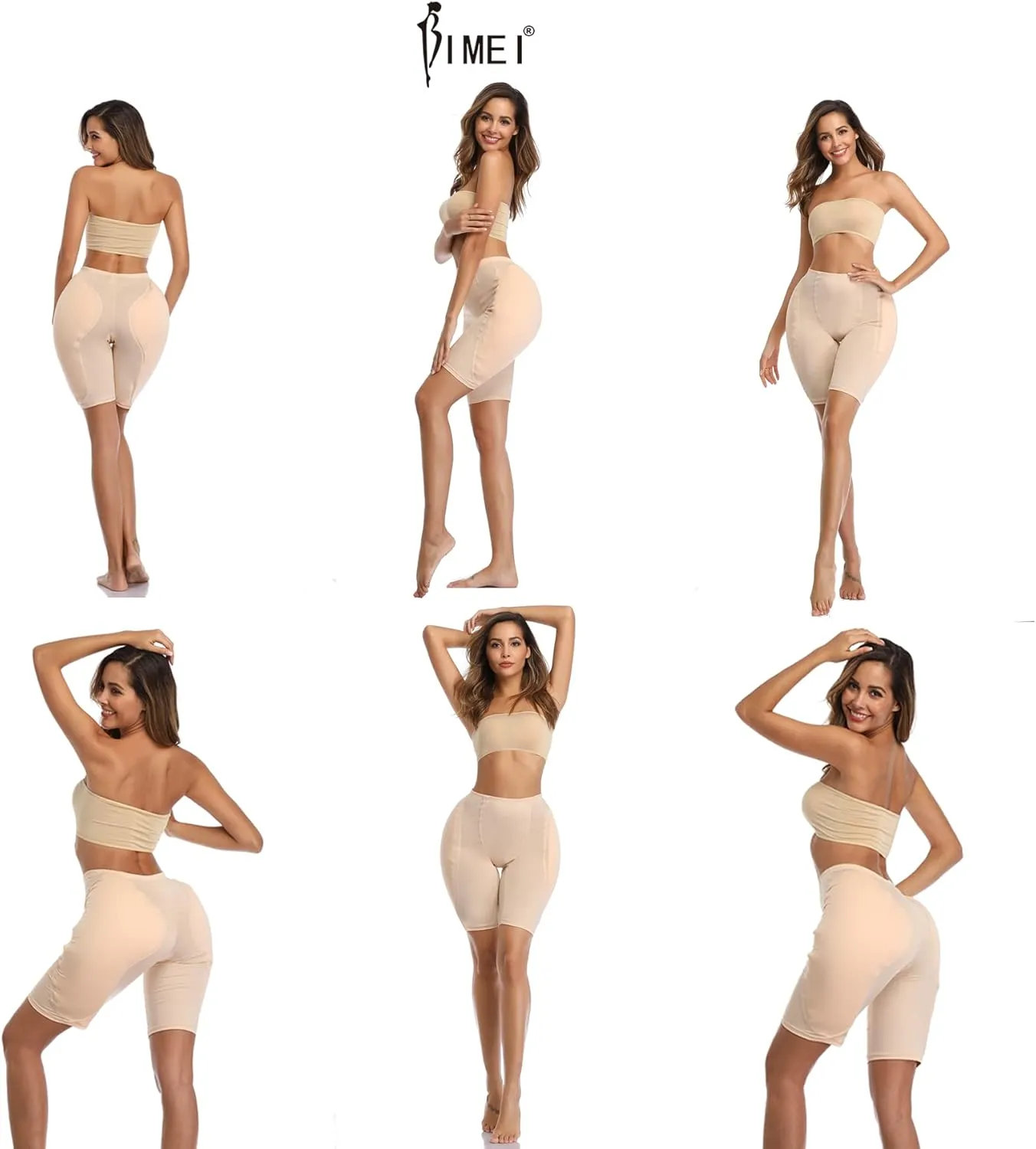 BIMEI 2PS Sponge padded Women Butt Hip Up Padded Enhancer 852