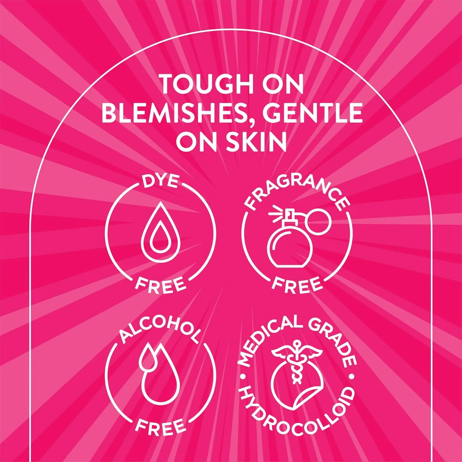 Bioré Pimple Patch, Multi-Action X-Large Blemish and Oil Absorbing Patches, Hydrocolloid, Acne Patch For Cluster Breakouts, 6 Ct