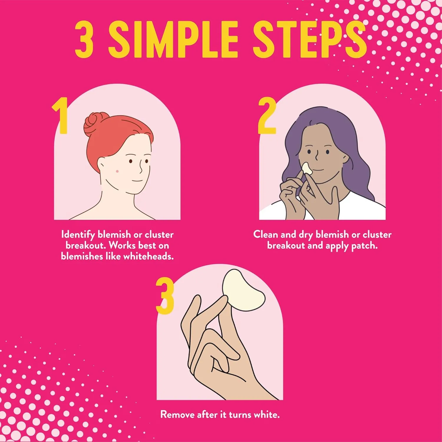 Bioré Pimple Patch, Multi-Action X-Large Blemish and Oil Absorbing Patches, Hydrocolloid, Acne Patch For Cluster Breakouts, 6 Ct