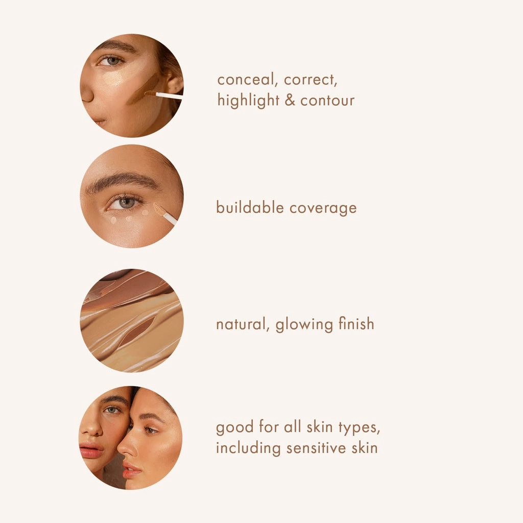 blk cosmetics daydream life-proof airy concealer trio - Oat