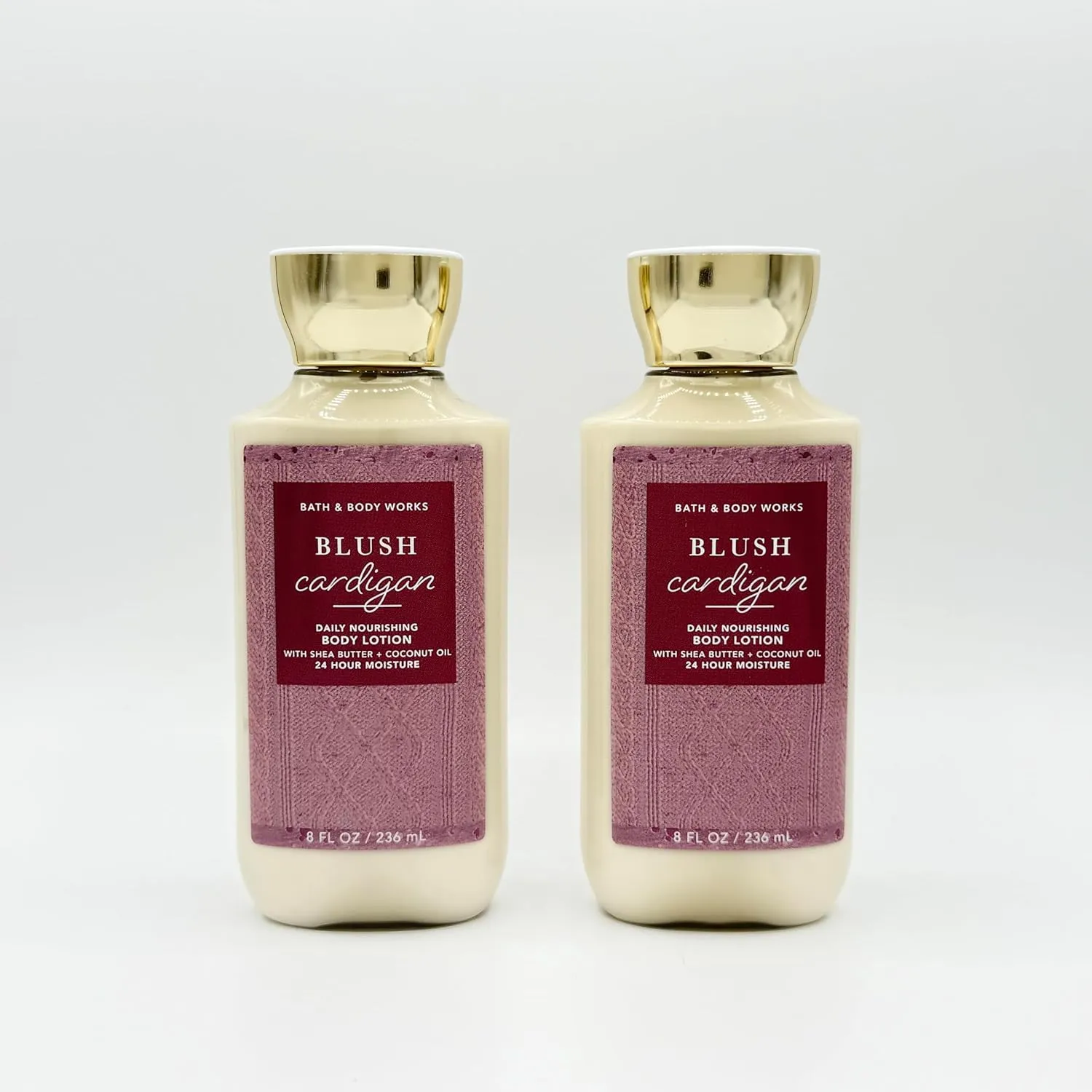 Blush Cardigan Bath & Body 2-Piece Bundle | Set of Two Daily Nourishing Body Lotions (8oz Each)
