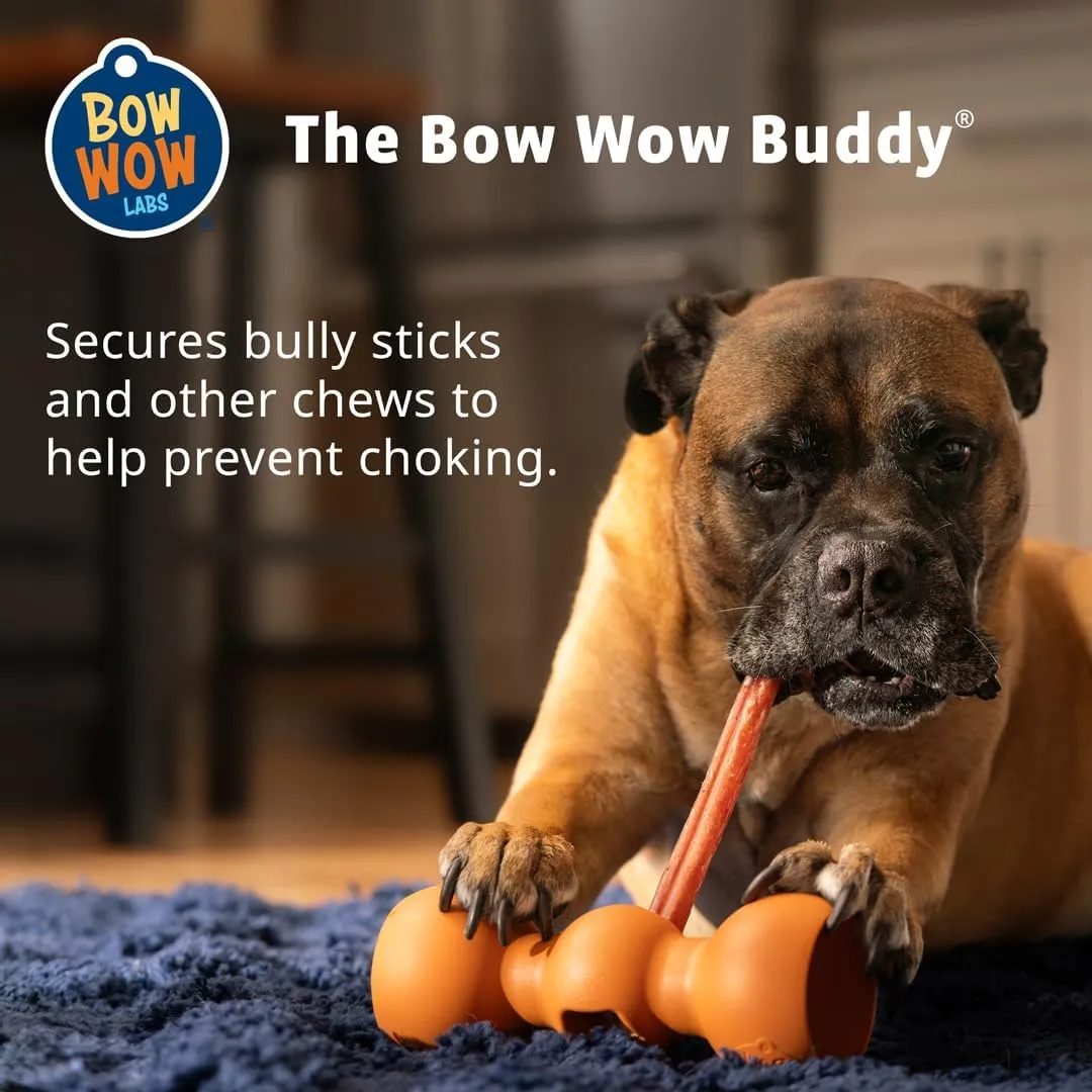 Bow Wow Labs New Bow Wow Buddy Starter Kit - Anti-Choking Bully Stick Safety Device for Dogs (L)