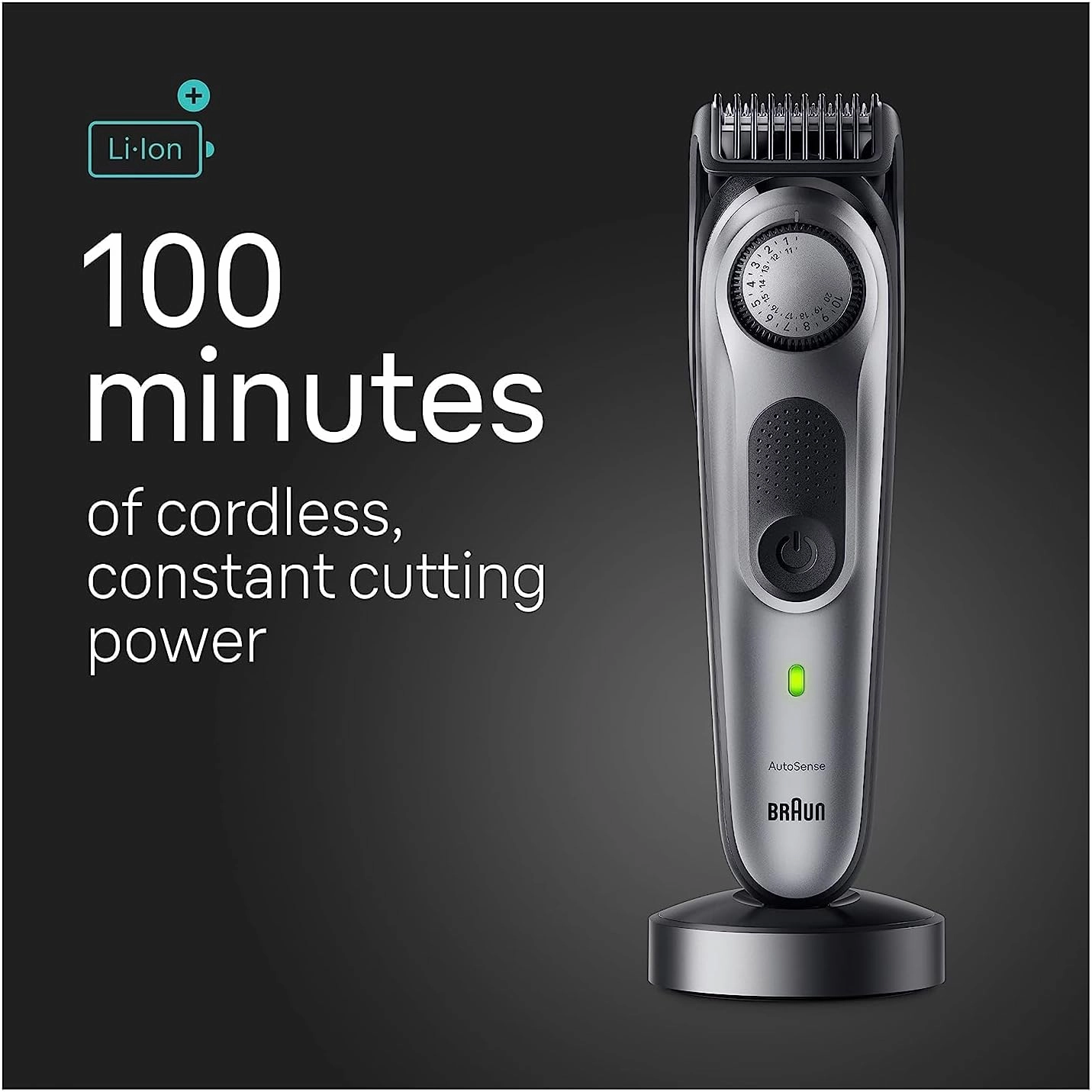Braun All-in-One Men's Shaving Kit Series 7 7440, 12-in-1 Beard, Face, Nose, Ear Trimmer, Hair Clippers, Body Groomer and Manscaping