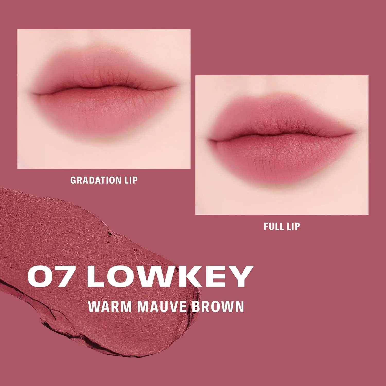 BRAYE LIPSLEEK BLUR | Blush for Cheeks & Lips, Korean Makeup Blush, Cool Lip and Cheek Balm, Vegan Cream, Lightweight w/Blendable & Buildable Makeup, Natural Look 07 LOWKEY 0.08oz