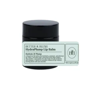 Butter & Blush HydraPlump Lip Balm (10 g black jar)