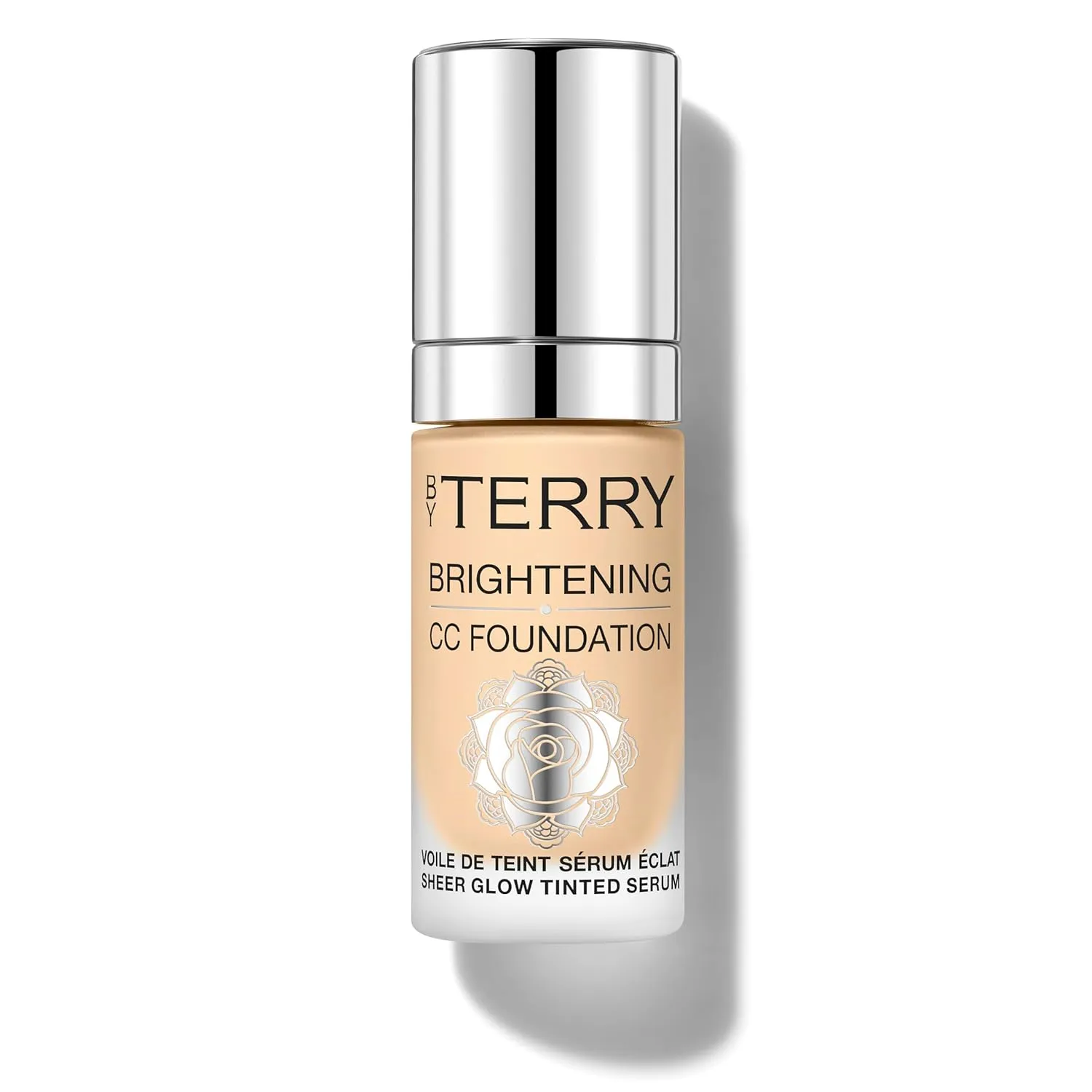 By Terry Brightening CC Foundation, Hydrating Serum Foundation, Ultra-Sheer Finish, Vegan & Cruelty-Free, 3W, Medium Light Warm