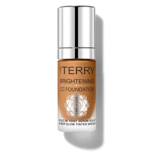 By Terry Brightening CC Foundation, Hydrating Serum Foundation, Ultra-Sheer Finish, Vegan & Cruelty-Free, 7N, Medium Deep Neutral