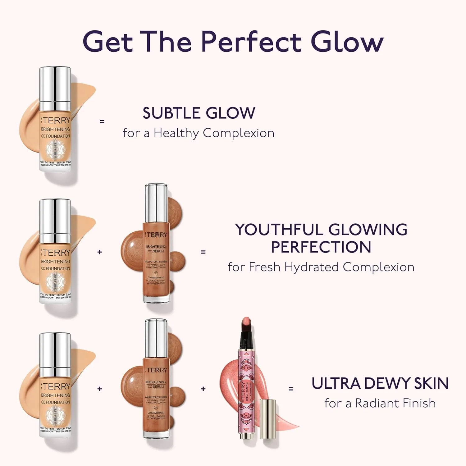 By Terry Brightening CC Foundation, Hydrating Serum Foundation, Ultra-Sheer Finish, Vegan & Cruelty-Free, 7N, Medium Deep Neutral