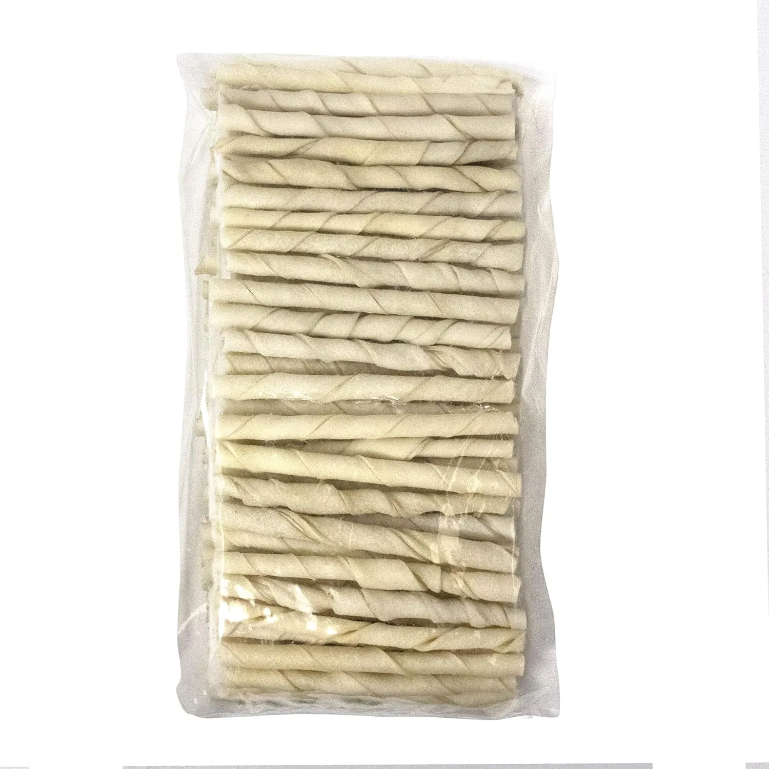 Cadet Premium Grade Beef Hide for Dogs, Long Lasting Rawhide Twist Chew Sticks, Natural Dog Chews, 5 Inch Dog Bones (34 Count)