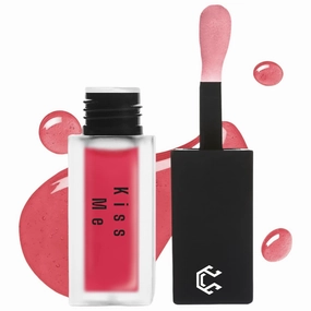CandyCo Cosmetics Late Af Date night glow funny Ultra Moisturizing Lip Oil Valentines day gift for her naughty dio adult humor lip gloss kylie hydrating date night (Sheer Pink)