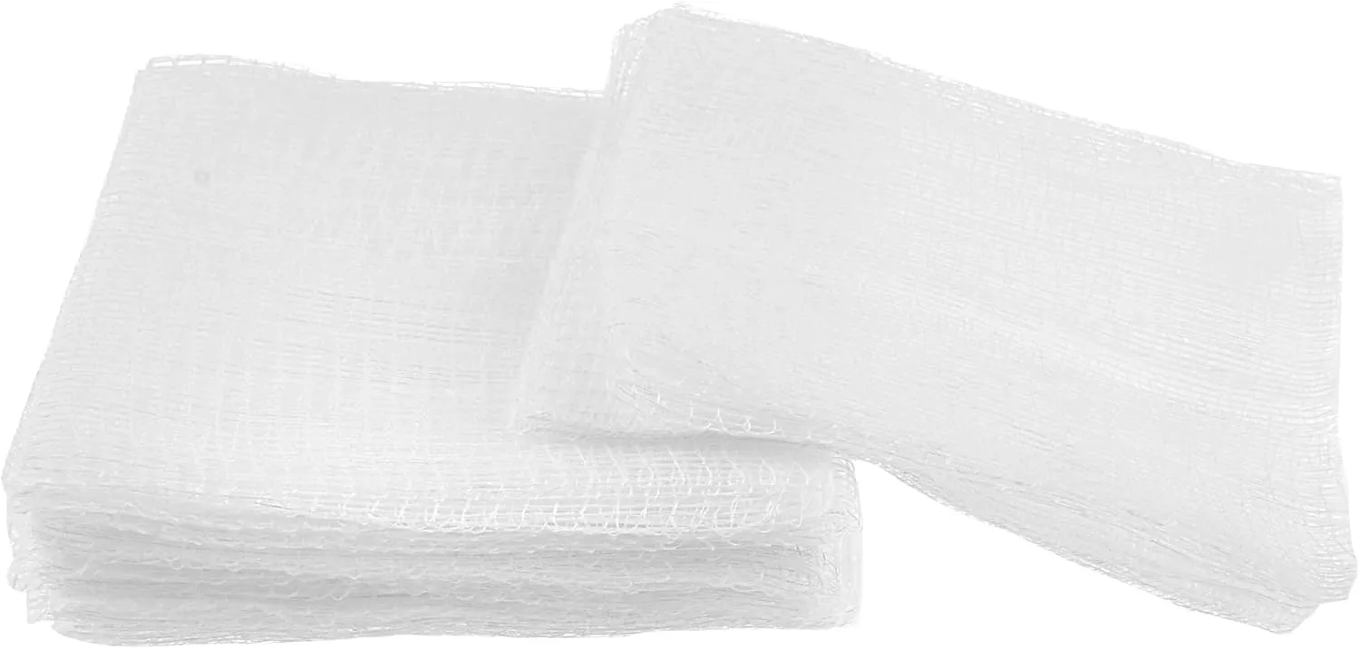 Dealmed 4" x 4" Surgical Sponges, 12-Ply, Absorbent Woven Gauze Pads, Non-Sterile Wound Care for First Aid Kit and Medical Facilities, 200 Count (Pack of 4)