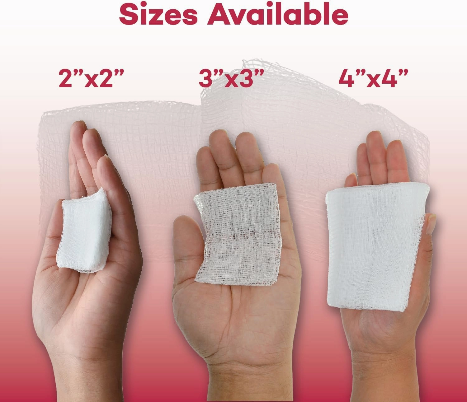 Dealmed 2" x 2" Surgical Sponges, 8-Ply, Non-Woven Absorbent Gauze Sponges for Wound Care, First Aid Kits and Medical Facilities, 200 Count (Case of 25)