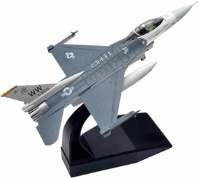 Diecast Plane Model 1:100 Scale for F16C Pacific Squadron Alloy Fighter Diecast Metal Aircraft Model Collectibles