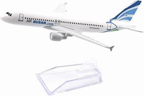 Diecast Plane Model 1：400 for A320 Korea Alloy Airplane Model with Landing Gear Hobby Collection
