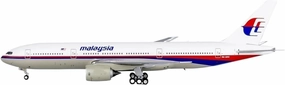 Diecast Plane Model 1:400 Scale for B777-200ER 9M-MRO Alloy Diecast Aircraft Model Miniature Ornaments Collectibles