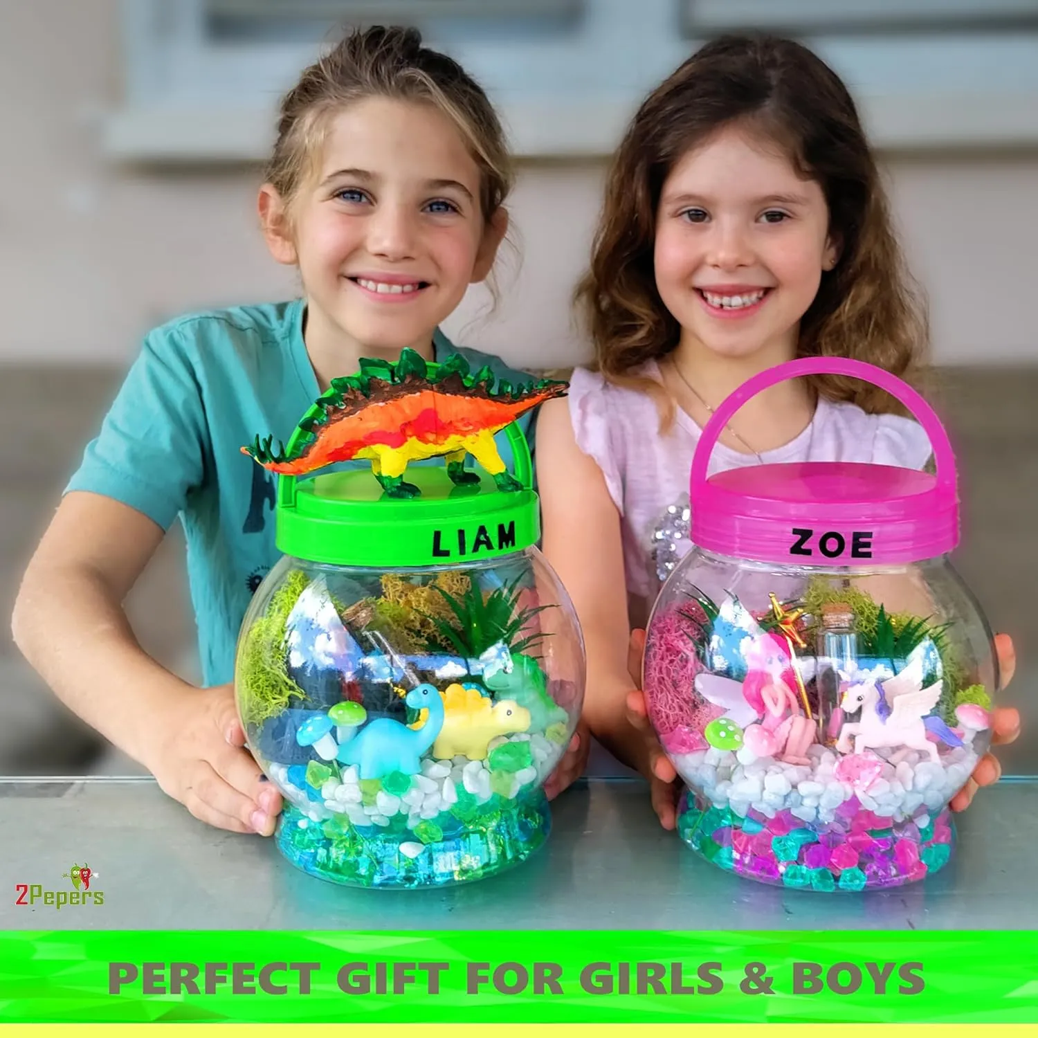 DIY Dinosaur Gifts for Boys, Kids Birthday Gifts Arts and Crafts for Boys Nightlight Terrarium Kit, Toys for Age 3 4 5 6 7 8 9 10 11 12 Year Old