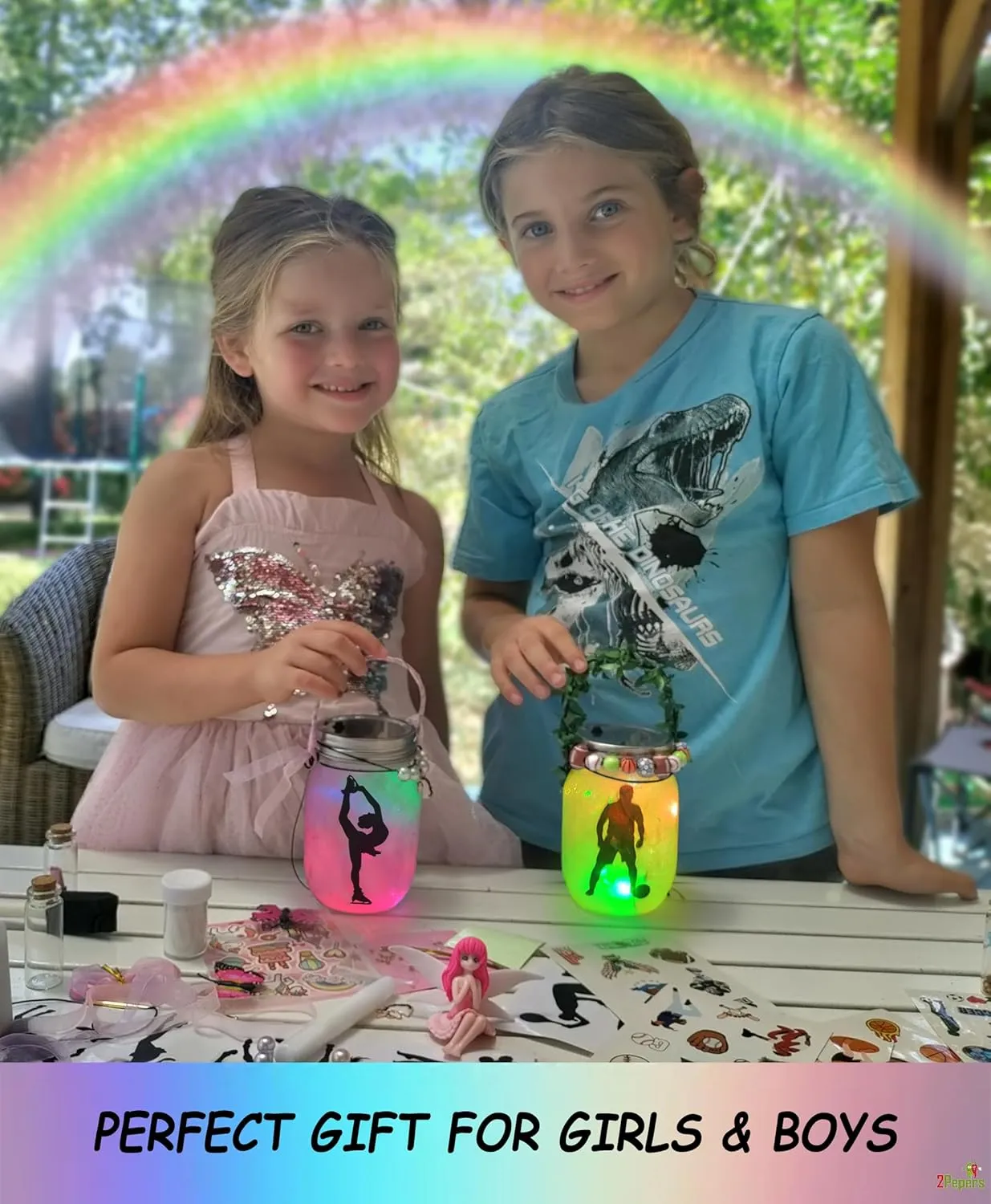 DIY Sports Night Light Gymnastics Gifts for Girls Age 3 4 5 6 7 8-12, Sports Presents & Arts and Crafts Kit for Kids, Art Set Project, Ballet & Dancing Girl Gift