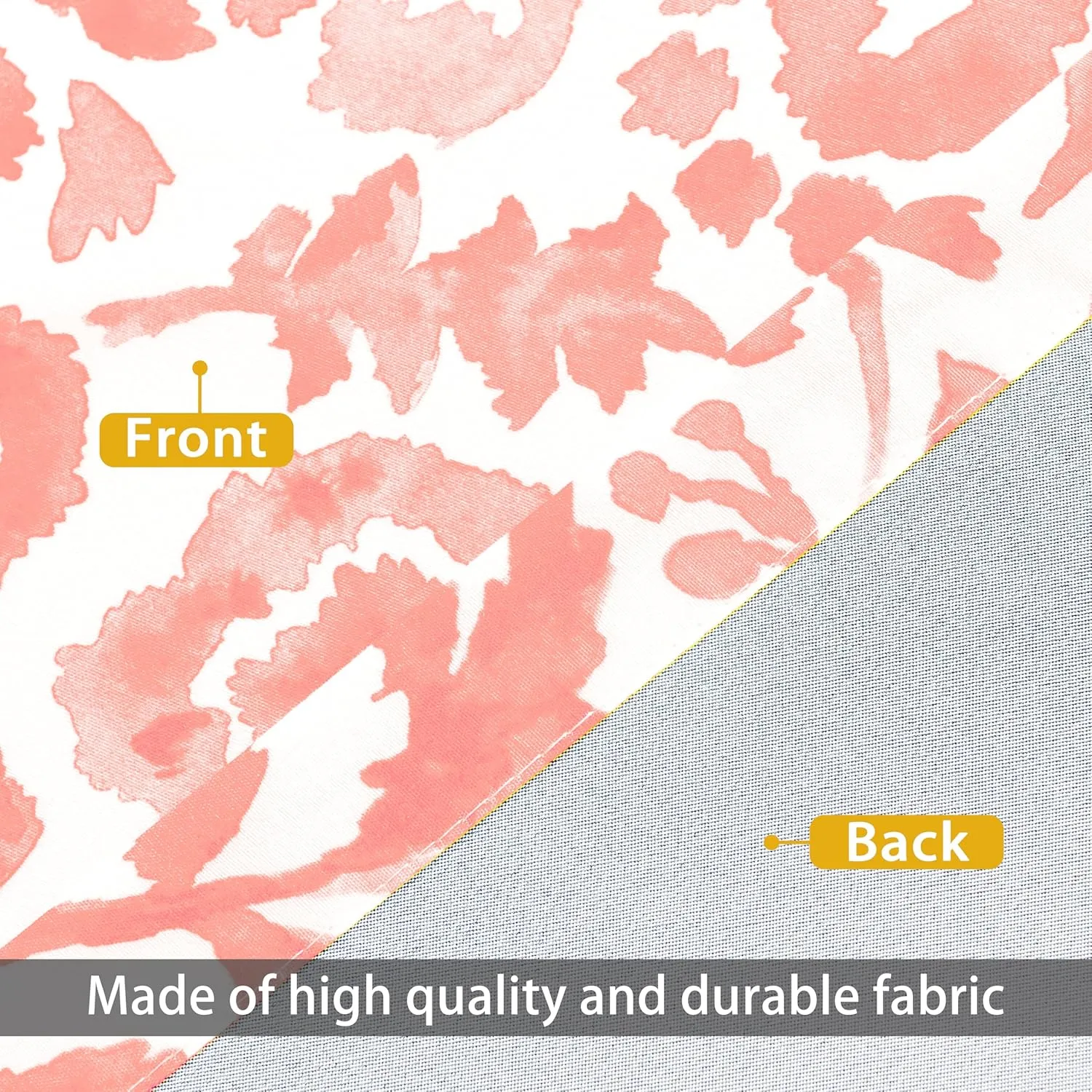 Driftaway Julia Lined Valance Double Layer Thermal Insulated Room Darkening Blackout Valances 3 Inch Rod Pocket Window Valance for Bathroom Living Room 52 Inch by 18 Inch Blush