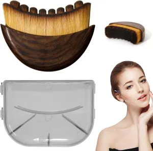 Dry Brushing Face Brush, Lymphatic Contour Face Brush, Chin & Jawline Sculpting, Lymphatic Drainage Massager for Face, Ergonomically Designed to Fit The Skin Precisely