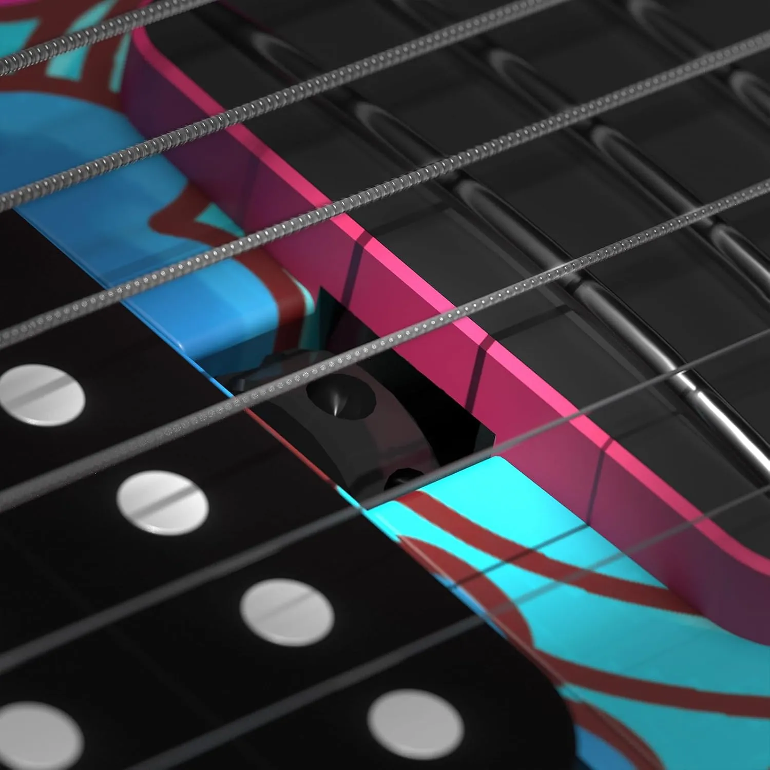 Enya Electric Guitar Shinichi Kobayashi Signature Loong Nova Go Sonic Smart Electric Carbon Fiber Guitarra with 10W Wireless Speaker, All-in-One Portable Rig for Street Performers & Home Studios