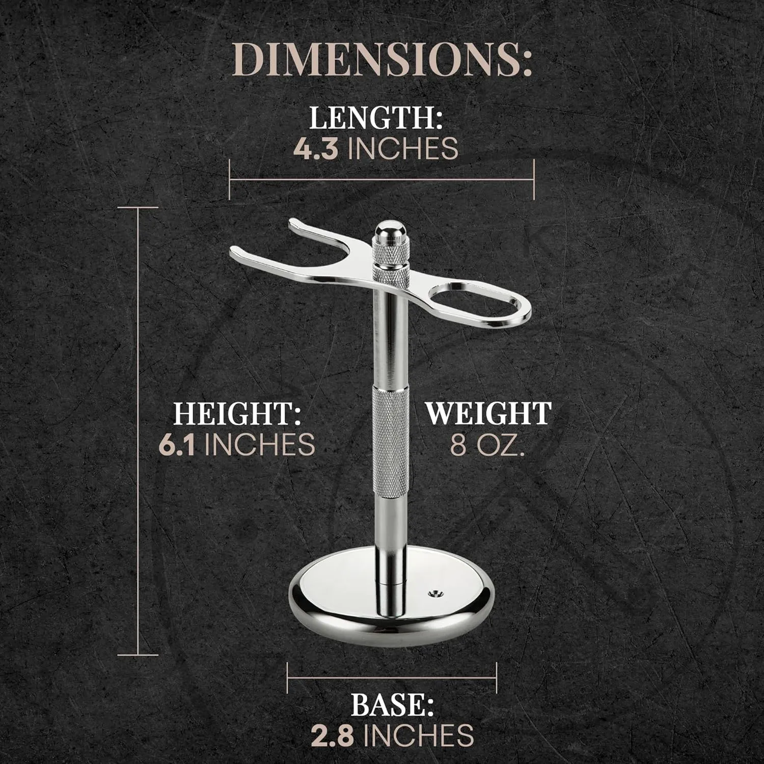 Excellent Straight Razor Stand Kit - Shaving Bowl, Soap Puck, Brush Stand, Protect Your Razor & Brush, Organize Your Bathroom, Make Your Woman Happy
